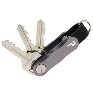 Gunmetal PocketPro Singularity 2.0 Key Organizer