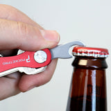 Key Organizer Bottle Opener Attachment in use | PocketPro